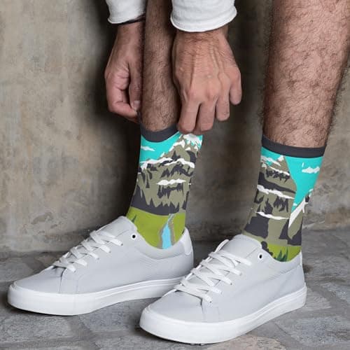 Book, Fishing, Hiking, Gamer, Camping, Pickle, Music, Foods, Ballerina, Bigfoot - Hobbies Socks for Women Men B0DFCFNK7Z