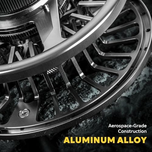 SF Premium SF005 Fly Fishing Reel Aircraft-Grade Aluminum 3/4/5, 5/6/7, 7/8/9 WT Dust-Proof Sealed Drag Free Reel Case Perfect for Trout & Bass