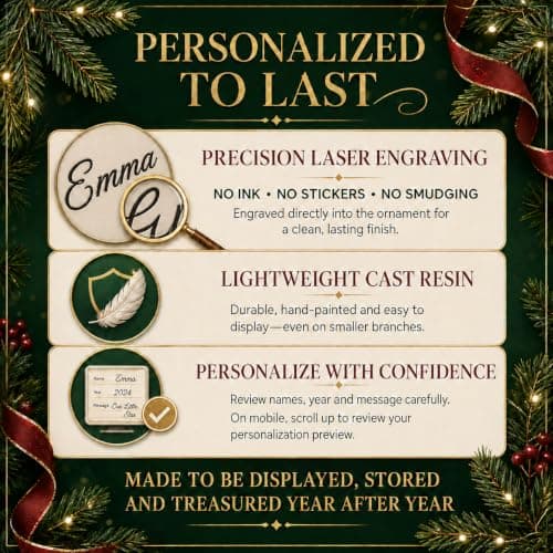 Personalized Christmas keepsake for a family of 6; a meaningful gift for parents, children, grandparents and growing families Personalized Family of 6 Ornament - Reading in Bed Family B0BGCVH47G