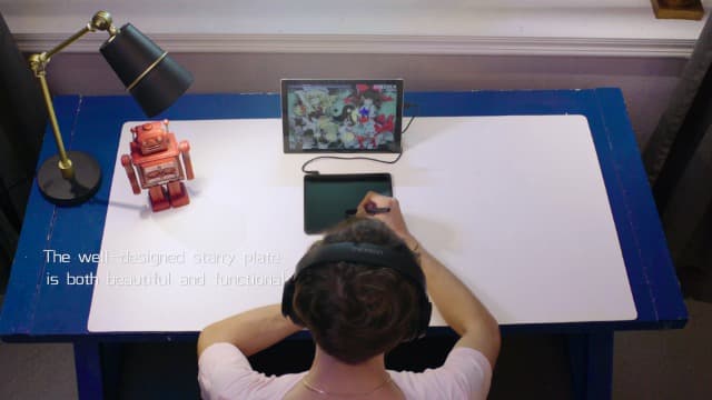 GAOMON S620 Drawing Tablet 6.5 x 4 Inch Graphics Tablet with 8192 Passive Pen 4 Customizable ExpressKeys for Digital Art, Painting, OSU Playing, Compatible with Windows PC, Mac