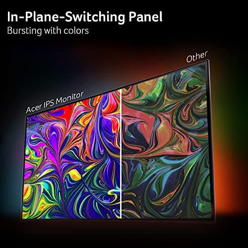 acer 27 Inch Monitor- KB272-27 Inch FHD IPS (1920 x 1080) Display, Up to 120Hz Refresh Rate, 99% sRGB, Tilt, Adaptive-Sync Support (FreeSync Compatible) 1ms (VRB), HDMI & VGA Ports