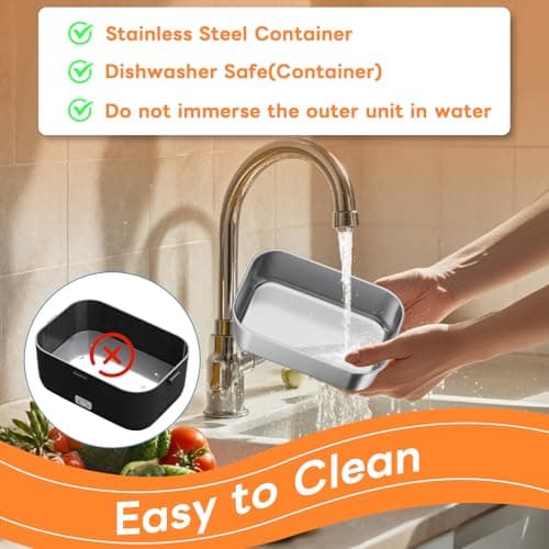 100W Fast Heating, Portable Food Heater for Car, Truck, Office, Work, Travel, Construction Site, Gifts, 12/24V/110-230V DUPASU Electric Lunch Box Food Warmer, 1.8L Heated Lunch Box for Adults B0DXYYP427
