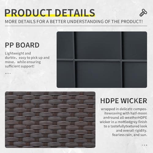 140 Gallon Outdoor Storage Box Wicker Pool Storage Bin with Waterproof Lining Bag Deck Box and Cushion Storage Bin Outdoor, Brown