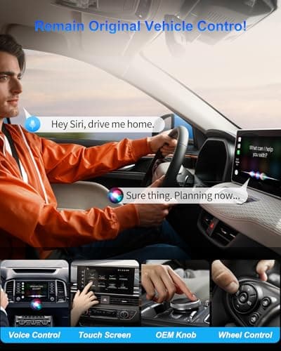 Ai Magic Box for Streaming Netflix/YouTube/TikTok, Wireless CarPlay Adapter Dongle with USB Drive for OEM Wired Car Play & Android Auto Cars GPS Navigation Chartplotter