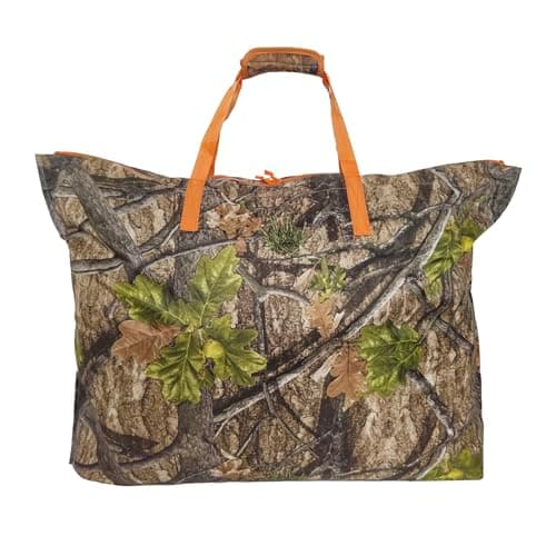 Auscamotek Scent Control Bags 2-Pack for Hunting Gear – 33"x28" Water-Resistant Camo Storage Bags for Clothing, Boots & Accessories –Turkey Woods Patterns