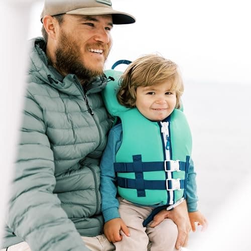 SearocK Children’s Life Jacket – US Coast Guard Approved Infant & Youth Life Vest for Boating, Fishing & Water Sports – Kids & Toddler PFD with Secure Buckles