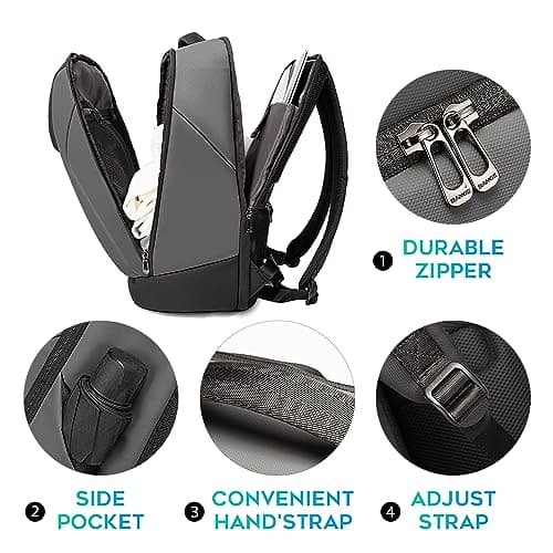 BANGE Business Commute Backpack Waterproof fit 15.6 Inch Commute backpack,Travel Durable Backpack