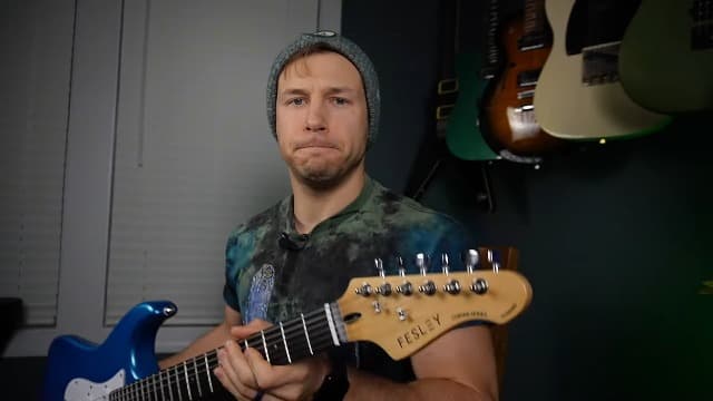 Fesley 39 Inch Electric Guitar: Beginner Electric Guitar Kit with HSS Pickup, Full Size Solid Body Guitar Starter Set with Amplifier, Bag, Strap, String, Cable, Picks, FST100, Blue