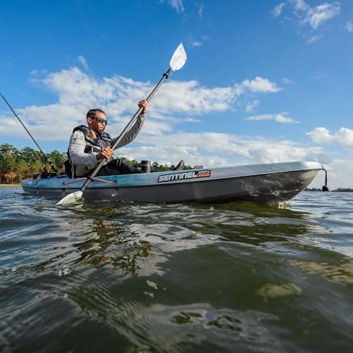 Pelican Sentinel 100X - Angler Sit on top Fishing Kayak - Lightweight - Ergolounge™ Seating System