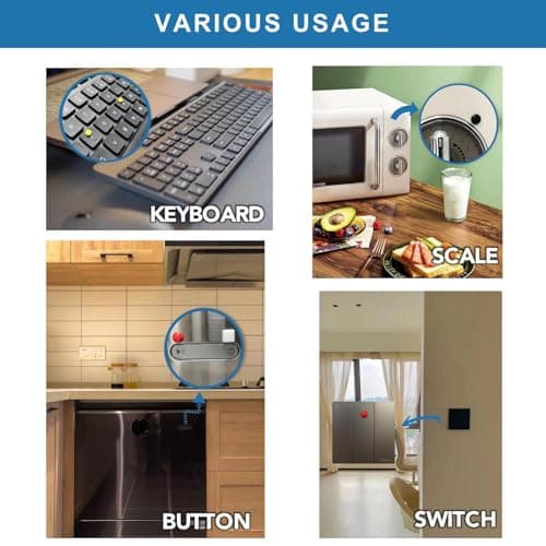 Bump Dots for Visually Impaired 165 Pcs Combo Pack(Red,Yellow,Black,White) - Low Vision Aids Braille Stickers Raised Tactile Dots for Elderly, Blind