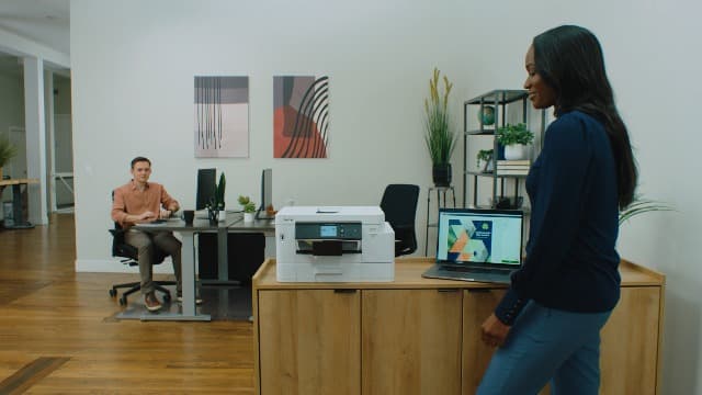 Brother Work Smart 1360 Wireless Color Inkjet All-in-One Printer with Automatic Duplex Printing and 1.8” Color Display | Includes Refresh Subscription Trial(1) (MFC-J1360DW) (Uses LC501 Series Inks)