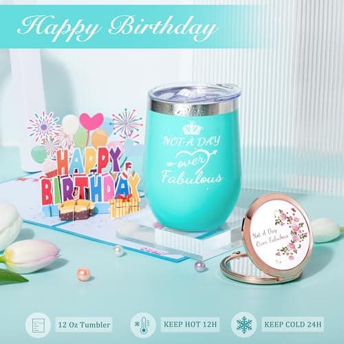 Birthday Gifts for Women Birthday Gifts Ideas Womens Gift for Birthday Box for Women Happy Birthday Gifts Basket for Friends Female Sister Coworker Her Wife Girlfriend