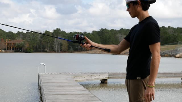 KastKing Brutus Spincast Fishing Reel,Easy to Use Push Button Casting Design,High Speed 4.0:1 Gear Ratio,5 MaxiDur Ball Bearings, Reversible Handle for Left/Right Retrieve, Includes Monofilament Line.