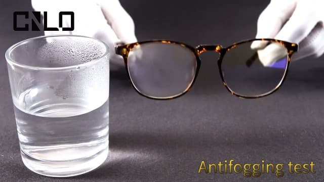 CNLO Blue Light Blocking Glasses,Computer Glasses,Anti Eyestrain, Lightweight Frame Eyeglasses,Men/Women… (Crystal)