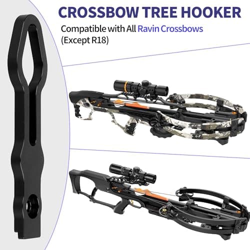 Saddle Quiver Holder Crossbow Hanger, Tree Hooker Compatible with All Ravin Crossbows Models(Except R18), Crossbow Holder for Tree Stand Fit for Ravin Accessories, Hunting Crossbow Accessories
