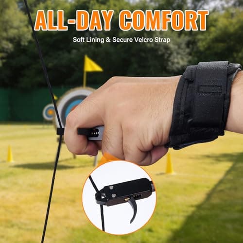 3rd Gen Compound Bow Release, 360° Rotatable Wrist Release Aid, Adjustable Thumb Trigger, Ambidextrous Archery Release for Hunting & Shooting