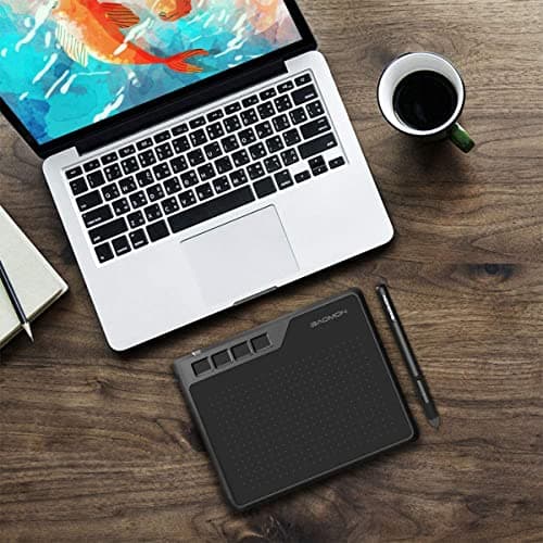 GAOMON S620 Drawing Tablet 6.5 x 4 Inch Graphics Tablet with 8192 Passive Pen 4 Customizable ExpressKeys for Digital Art, Painting, OSU Playing, Compatible with Windows PC, Mac