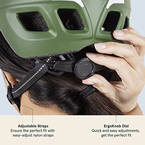 Retrospec Lennon Adult Bike Helmet with LED Safety Light Adjustable Dial & Removable Visor - Adjustable Bicycle Cycling Helmet for Men & Women