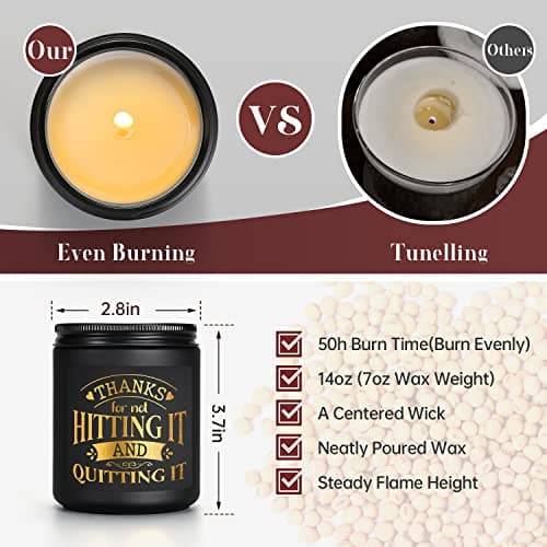 Scented Candles for Men - Funny Gifts for Boyfriend - Naughty Birthday Gift for Him - Anniversary Valentines Day Engagement Christmas Love You Presents for Husband Fiance Couples Guy BF