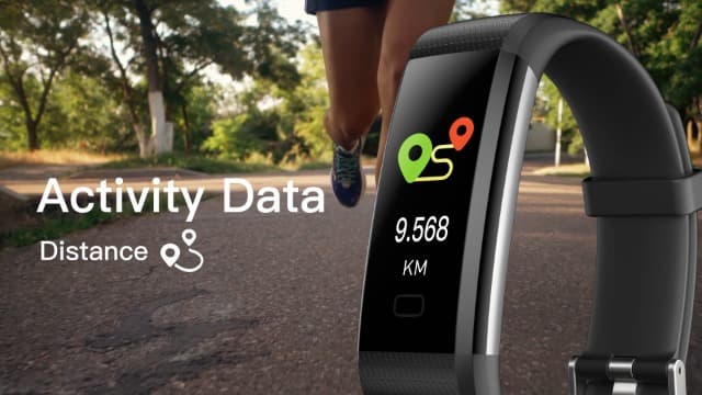 Fitness Tracker with Heart Rate Monitor/Step Counter/Calories, Activity Tracker Smart Watch Sleep Monitor IP68 Health Tracker Pedometer for Man Women