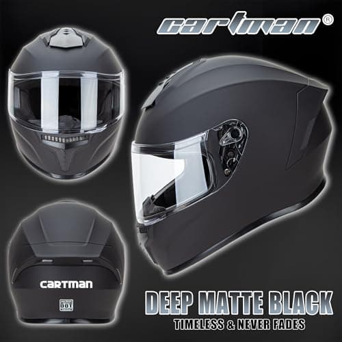 Cartman DOT Approved Motorcycle Helmet - Full Face Helmet