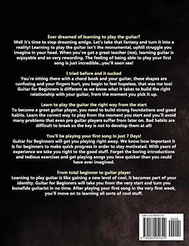 Guitar for Beginners: How to Play Your First Song In 7 Days Even If You've Never Picked Up A Guitar