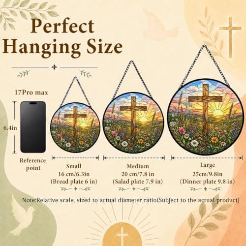 Stained Glass Suncatcher Window Hanging Couples Best Friend Sister 2026 Christmas Oranment Family Mothers Day Gifts for Mom Birthday Gifts for Women Gifts for Mom Christmas Grandma Her Wife Nana Aunt B0H4RPLWX7
