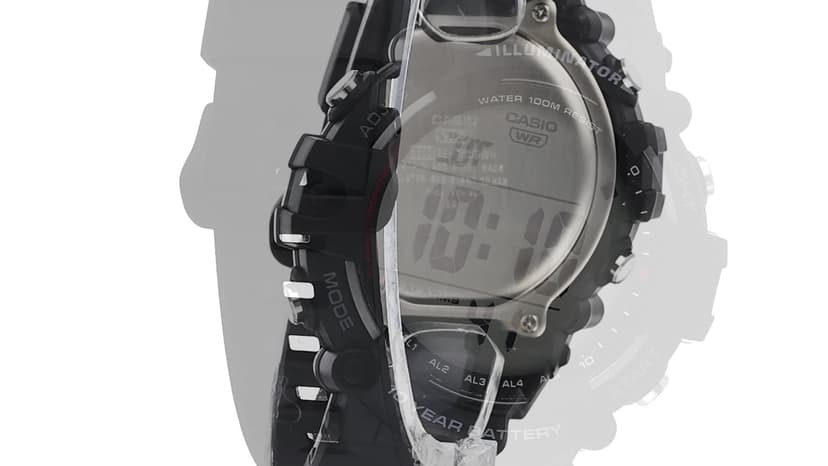 Casio Illuminator AE1500WH Series | 10-Year Battery | LED Backlight | 5-Alarms | 1/100 Sec Stopwatch | Men's Digital Watch