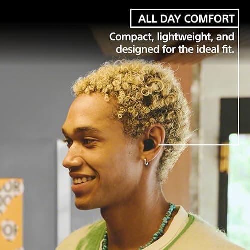 Sony WF-C510 Truly Wireless in-Ear Bluetooth Earbud Headphones with up to 22-Hour Battery, Multipoint-Connection, Mic and IPX4 Water Resistance, Black- New