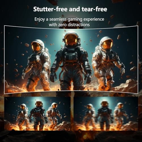 Z-Edge 27 inch Curved Gaming Monitor, FHD 1080P 240Hz 280Hz Curved 1500R Computer Monitor, Fast MPRT 1ms, FreeSync, Low Blue Light, 350nits, 16.7M Colors, 4000:1 Contrast, UG27P 2X DP and 2X HDMI