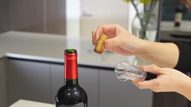 Air Pressure Wine Bottle Opener with Foil Cutter, Wine Aerator Pourer, 2 Vacuum Wine Stoppers, Storage Base (6 PCS), Corkscrew Wine Opener, The Best Wine gifts for Wine Lovers