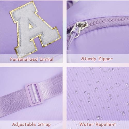Gifts for Teen Girls Kids, Birthday Gifts for Daughter Sister, Initial Crossbody Bag Sling Bag, Teens Girls Kids Birthday YOOLIFE Teen Girls Kids Gifts for 6 7 8 9 10 11 12 13 Year Old Girl, Pink A B0FNM68MPQ