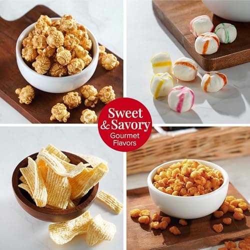 Broadway Basketeers Gift Basket Snack Gifts for Women, Men, Families, College Teacher – Delivery for Birthday, Appreciation, Thank You, Corporate, Get Well Soon Care Package