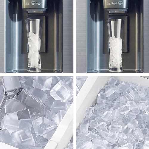 Samsung 31 cu. ft. Mega Capacity 3-Door French Door Refrigerator with Four Types of Ice, Stainless Steel, RF32CG5400SRAA