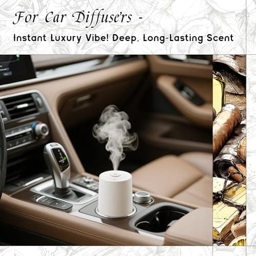 HIQILI Leather Fragrance Oil, Men's Scent, for Car Air Freshener Use, Soap, Candle, and Long-Lasting Perfume Making - 1 Fl Oz