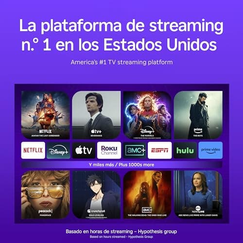 Roku Express Dispositivo de Streaming HD para TV (Spanish Edition) - Con VIX Premium, Control remoto con botones de acceso rápido I Roku Express HD Streaming Device for TV, with VIX Premium Offer