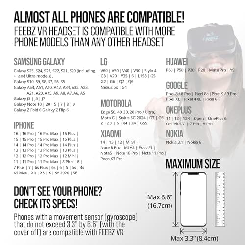 FEEBZ 3D VR Headset for Kids 2.0 + Android Remote - for iPhone & Android Phones | with 3D VR Videos & Apps Links | Virtual Reality Goggles Set for Beginners