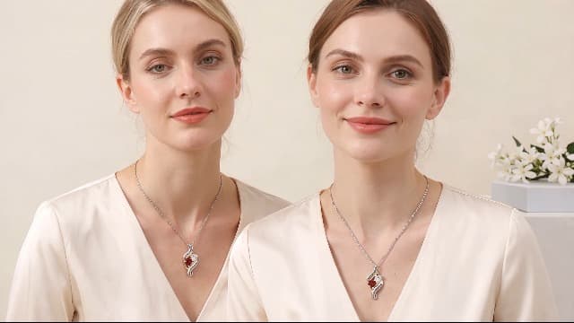 Engraved with "Always My Sisters Forever My Friend". Ideal Christmas, Birthday, Anniversary Jewelry Gifts for Sister. CRMAD Sister Necklace with Double Birthstone Jewelry Gifts for Women B0GGYWRP7M