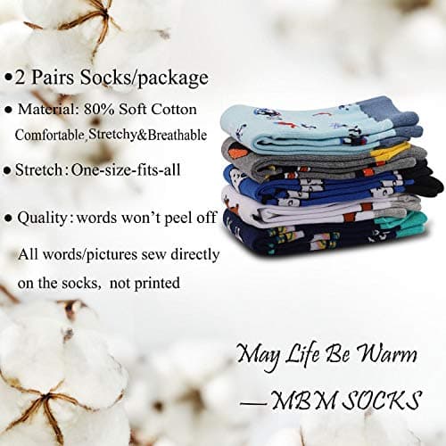 MBMSO Maintenance Worker Gifts 2 Pairs That's What I do I Fix Stuff and I Know Things Socks Handyman Gifts Repair Man Gift