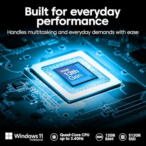 Fusion5 Built in USA 10.1” Windows 11 Professional Rugged Tablet PC - 12GB RAM, 512GB SSD, Intel 13th Gen, Full HD Windows Tablet Computer, HDMI, USB C - 2 Year Full Warranty with Accidental Damage