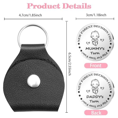 Funny Decision Coin - Double Side Gifts for New Moms & Dads