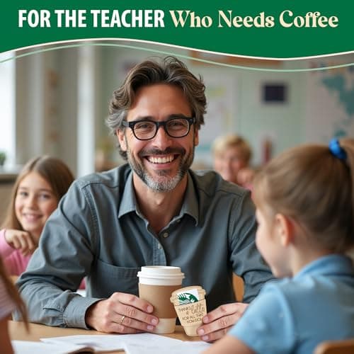 Thank You Gift - Coffee, Teach, Repeat Gift Card Holder - Lovely Teacher Gifts for Women, Men - Sturdy Plywood Card Holder - Teacher Appreciation Gifts for Wife, Husband - End Of Year Gifts for Teachers