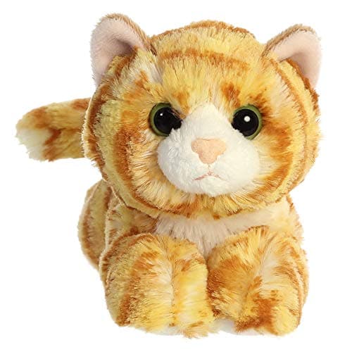 Aurora® Adorable Mini Flopsie™ Ginger Cat™ Stuffed Animal - Mini Companions Ready for Playful Adventures - for Kids All Ages, Toddlers, Adults, and Families - Orange 8 Inches