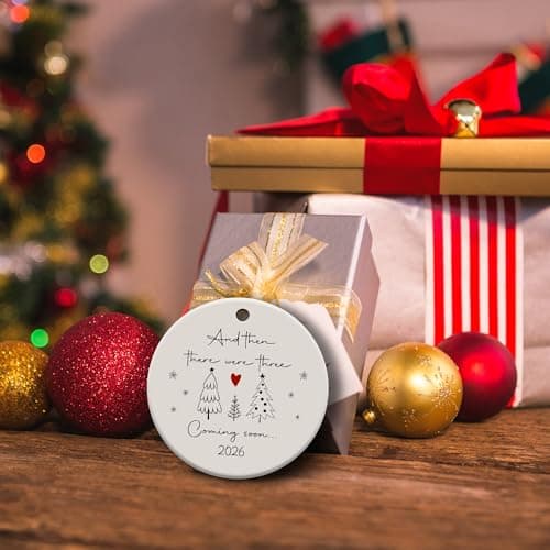 Expecting Baby Ornament 2026, Pregnancy Announcement for Husband Grandparents Family Aunt, Gifts for Expecting Parents Expecting Parents to Be Unique Gifts 2026