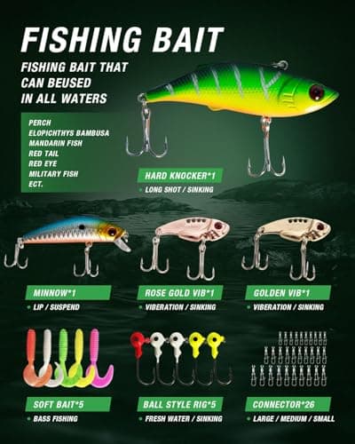 Ghosthorn Fishing Rod and Reel Combo Graphite Telescoping Fishing Pole Portable Travel Kit with Carrier Bag for Freshwater Saltwater