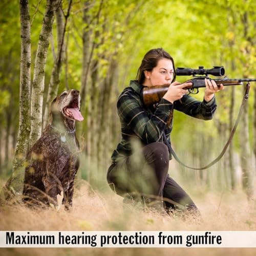 Mack's Maximum Protection Soft Foam Shooting Ear Plugs, 40 Pair – 33 dB Highest NRR – Comfortable Earplugs for Hunting, Tactical, Target, Skeet and Trap Shooting | Made in USA