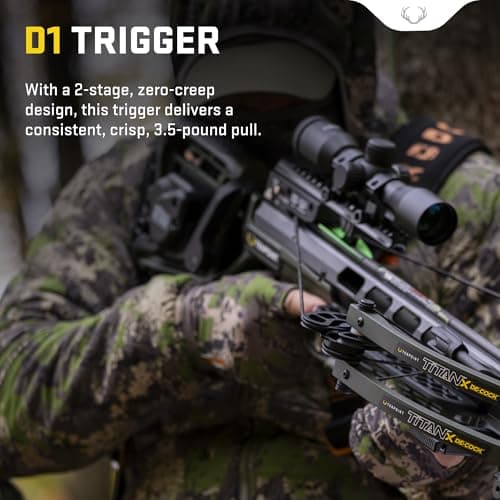 TenPoint Titan X De-Cock - 400 FPS - Our #1-Selling Crossbow - Equipped with Pro-View 400 Lighted Scope + ACUdraw De-Cock System