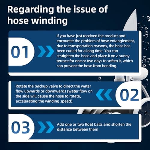 MAKHOON Upgrade Pool Pressure Side Sweeper: Professional Solution for Cleaning Your Swimming Pool (Four Wheels are Better Than Three) Need 1.5" Female Thread Pool Booster Pump Inlet, 4 Bar Pressure