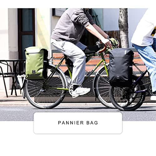 Rhinowalk Bike Pannier Bag Waterproof 22L Bicycle Rear Rack Trunk Bag for Cycling Bicycling Traveling Riding