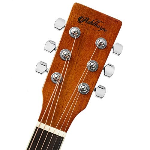 Ashthorpe Full-Size Cutaway Thinline Acoustic-Electric Guitar Package - Premium Tonewoods - Brown